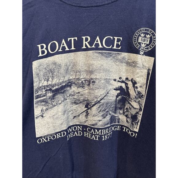 Vintage Rowing Long Sleeved Lot of 2 Tee Shirts Navy Single Stitch Size XL & XXL - Picture 2 of 16